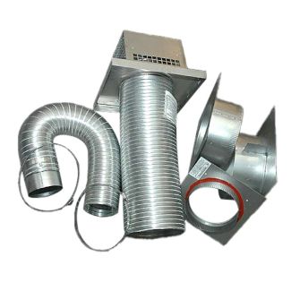 Empire Flex Vent Kit for Forced Air Kit (25' Flex and Clamps) - SD6DFA25