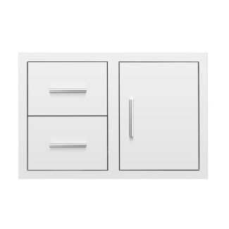 Summerset 33 Inch Stainless Steel Access Door & Double Drawer Combo -DC2-33