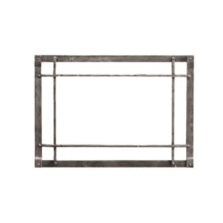 Empire Forged Iron Black Frame with Rectangle Inset, Black - DFF30BL / DFF30CBL