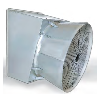 Triangle 48 Inch Discharge Cone for SLW Series Fans