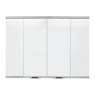 Majestic 42" Stainless Steel Bi-Fold Doors for Cottagewood 42" Fireplace