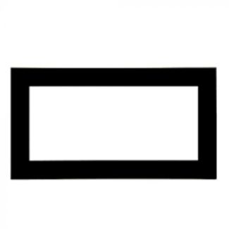 Superior Fireplace Decorative Surround - Black Matte - DS-BLK-RNCL35