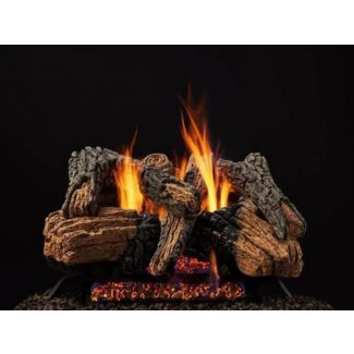 Majestic 6-Piece Refractory Cement Log Set – For 18"/24" Radiant Burner