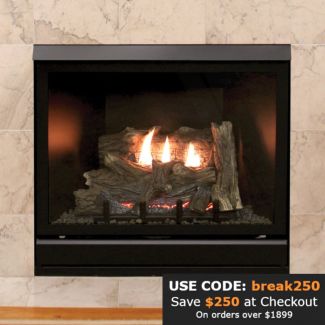 Empire Tahoe 42" Direct Vent Gas Fireplace Deluxe Clean Face - DVCD42FP