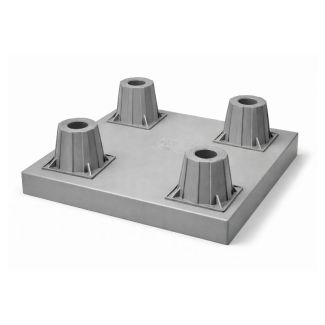 E Lite Equipment Pad and Heat Pump Risers Kit 32" x 32" x 9"