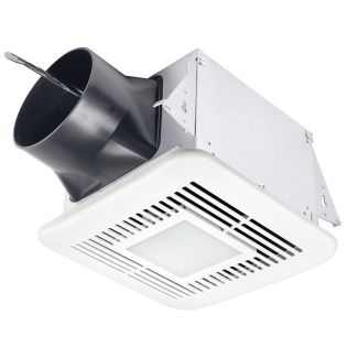 BreezElite - ELT80-110LED - 80/110 CFM bath Fan/Dimmable LED Light and Adjustable High Speed Options 80 CFM or 110 CFM