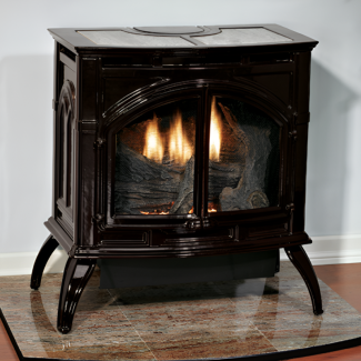 Empire Medium Ventless Cast Iron Gas Heating Stove - VFD30CC