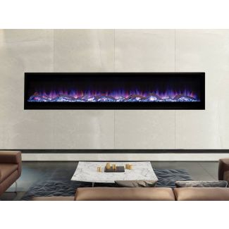 Superior 60" Electric Fireplaces, Radiant, Front View
