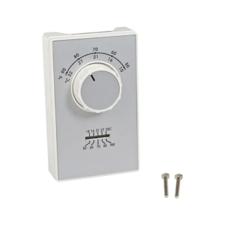 TPI ET9 Series Line Voltage Thermostat, SPST Cool Only, 50-90°F - ET9SRTS