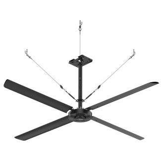 Hunter ECO 18 Ft HVLS Ceiling Fan 180,000 CFM Covers 8100 Sq Ft 480 Volts 3 Phase - ECO183P480V