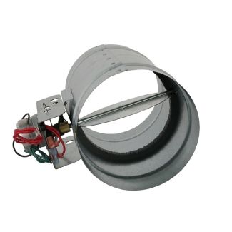 FAMCO Motorized Damper Round 6" Diameter - 24 Volt - DAMPER-MOT-06-24V