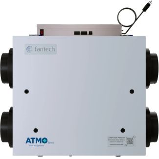 Fantech ATMO 150E Energy Recovery Ventilator, 161 CFM, 120 V, 1-Phase - ATMO150E