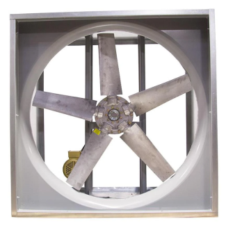 Triangle Fans 48" Belt Drive Reversible Exhaust Fan, 1 Speed, 1 HP, 115/230V, 1-Phase Totally Enclosed Motor - FHIR4815T-U-BD