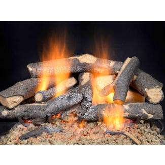 Majestic 18" Fireside Supreme Oak Refractory Cement Log Set