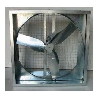 Quietaire 36" Galvanized Direct Drive Angled Wall Exhaust Fan 3/4 HP 12630 CFM- AGDD3675