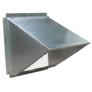 48 Galvanized Weather Hood w/ Birdscreen GH-KD48