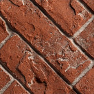 Kingsman Refractory Fiber Brick Liner 4 Pieces Red Herringbone - HB47RRH