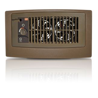 Suncourt Flush Fit Register Booster Brown with Adaptor Plate