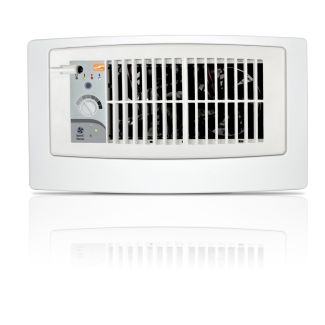 Suncourt Flush Fit Register Booster White with Adaptor Plate