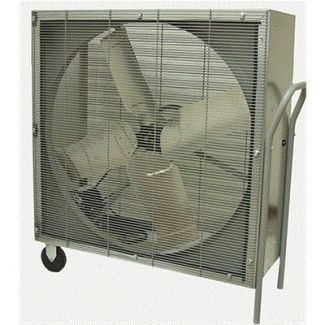 TPI 36" 6,900 CFM Heavy Duty Square Belt Drive Portable Blower 1/2 HP - PCBT36B