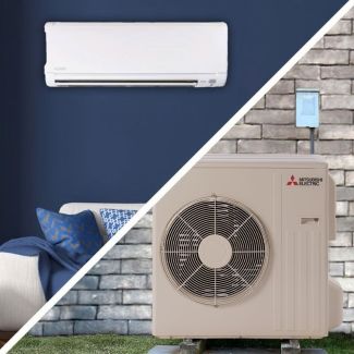 22,400 BTU Mitsubishi HX-Series Mini Split – 20 SEER2 Efficiency & R454B Quiet Comfort for Small Spaces