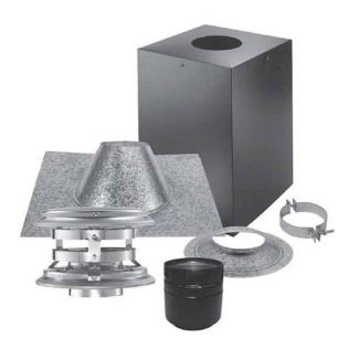4" Duravent PelletVent Pro Vertical Kit - Cathedral Ceiling - 4PVP-KVB