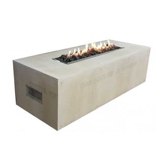 HPC Linear 60" x 24" Ready To Finish Fire Pit Enclosure & 49"x 8" Interlink Burner Kit with Match Light Ignition & Standard Burner - U60X24/49X8MLFPKCEK