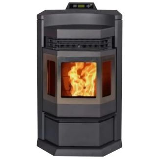 Comfortbilt HP22N-Black-SS Pellet Stove - Heats Up To 2800 Square Feet