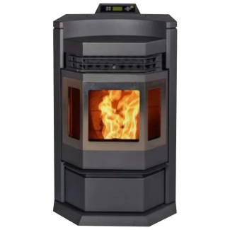 Comfortbilt HP22N-Black-SS Pellet Stove - Heats Up To 2800 Square Feet