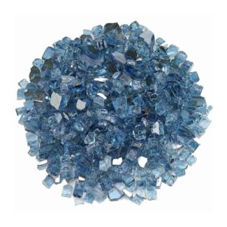 HPC 1LB Pacific Blue Fire Glass for Fire Pits - FPGLPACIFICBLUE