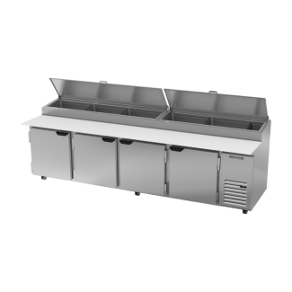 Beverage-Air 119" 4 Door Pizza Prep Table, (5) Full Size Pans - DP119HC