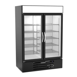 Beverage-Air 52" 2 Swing Glass Door Merchandiser Freezer - MMF49HC-1-B