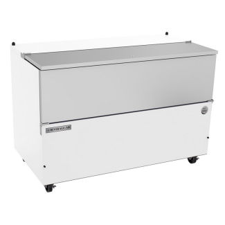 Beverage-Air 58" 1 Door Single Sided Milk Cooler, 16 Crate Capacity - SM58HC-W