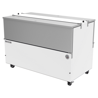 Beverage-Air 58" 2 Door Dual Sided Milk Cooler, 16 Crate Capacity - ST58HC-W