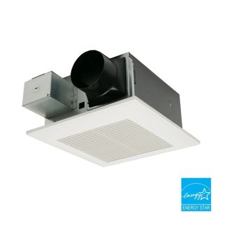 Panasonic WhisperFit Bathroom Exhaust Fan, Ceiling Mount Low Profile Fan, DC Pick-A-Flow 50-80-100 CFM - FV-0511VF1