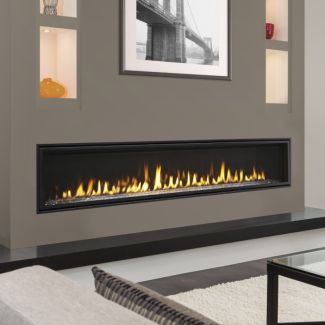 Majestic Echelon II 72" Linear Direct Vent Gas Fireplace with Remote - ECHEL72IN