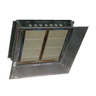 Modine IHR60S47 Infrared Heater, 60,000 BTUH, Natural Gas, 120V