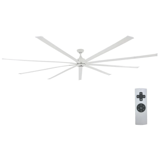 iLIVING 9Ft BLDC HVLS Ceiling Fan 16,505 CFM Covers 9,500+ Sq Ft 120V with IR Remote Included - ILG8HVLS108
