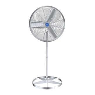 iLIVING 24 Inch Pedestal Washdown Fan - 7200 CFM, 1/4 HP, 1 PH, 115/230 Volts