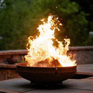 Fire Pit Art Gas Fire Pit- Emperor