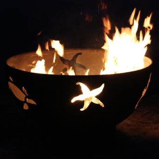 Fire Pit Art Gas Fire Pit - Sea Creatures