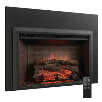 SimpliFire Small surround 36.5-Inch x 27.25 (3-sided configuration); Includes removable 4-Inch bottom for 4 sided configurations (36.5-Inch x 31.25-Inch) - IS-36-GI32