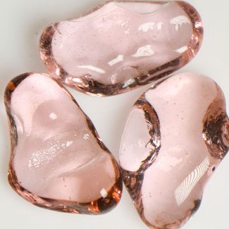 American Specialty Glass -Jelly Bean Fire Glass - Cotton Candy - 1/2 Inch to 1 Inch
