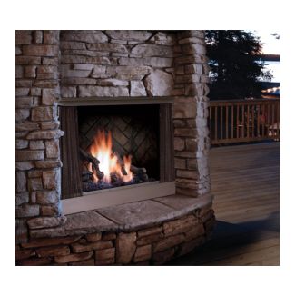 Kingsman Stainless Steel Outdoor Gas Fireplace- OFP42NS