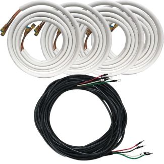 Perfect Aire DIY 70' Pre-Charged Line Set Kit - 1/4 x 1/2