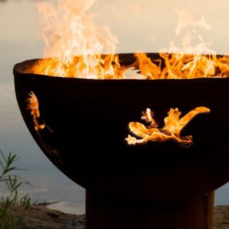 Fire Pit Art Gas Fire Pit - Kokopelli