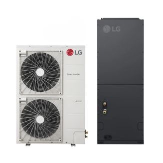 LG 4 Ton 19 SEER2 High Efficiency Heat Pump Split System - LGRED Series - R32 Inverter - Multi-Positional - KUSXA482A / KNSLB481A