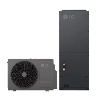 LG 1.5 Ton 16 SEER2 Heat Pump Split System - R32 Inverter - Multi-Positional - KUSXE181A / KNSLE182A