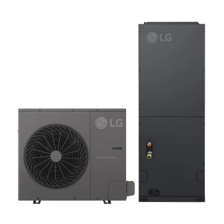 LG 3 Ton 16 SEER2 High Efficiency Heat Pump Split System - R32 Inverter - Multi-Positional - KUSXE361A / KNSLE362A