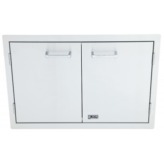 Lion 33" Stainless Steel Double Access Doors with Towel Rack - L3322